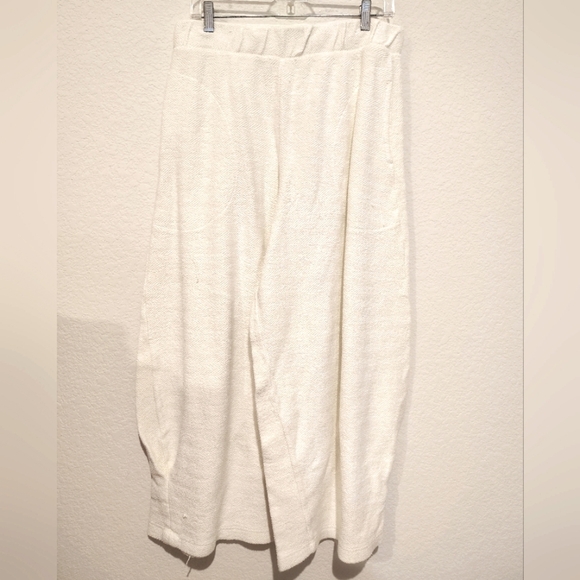 Free People Beach 100% Cotton Cream Two-Piece Outfit - Picture 2 of 10